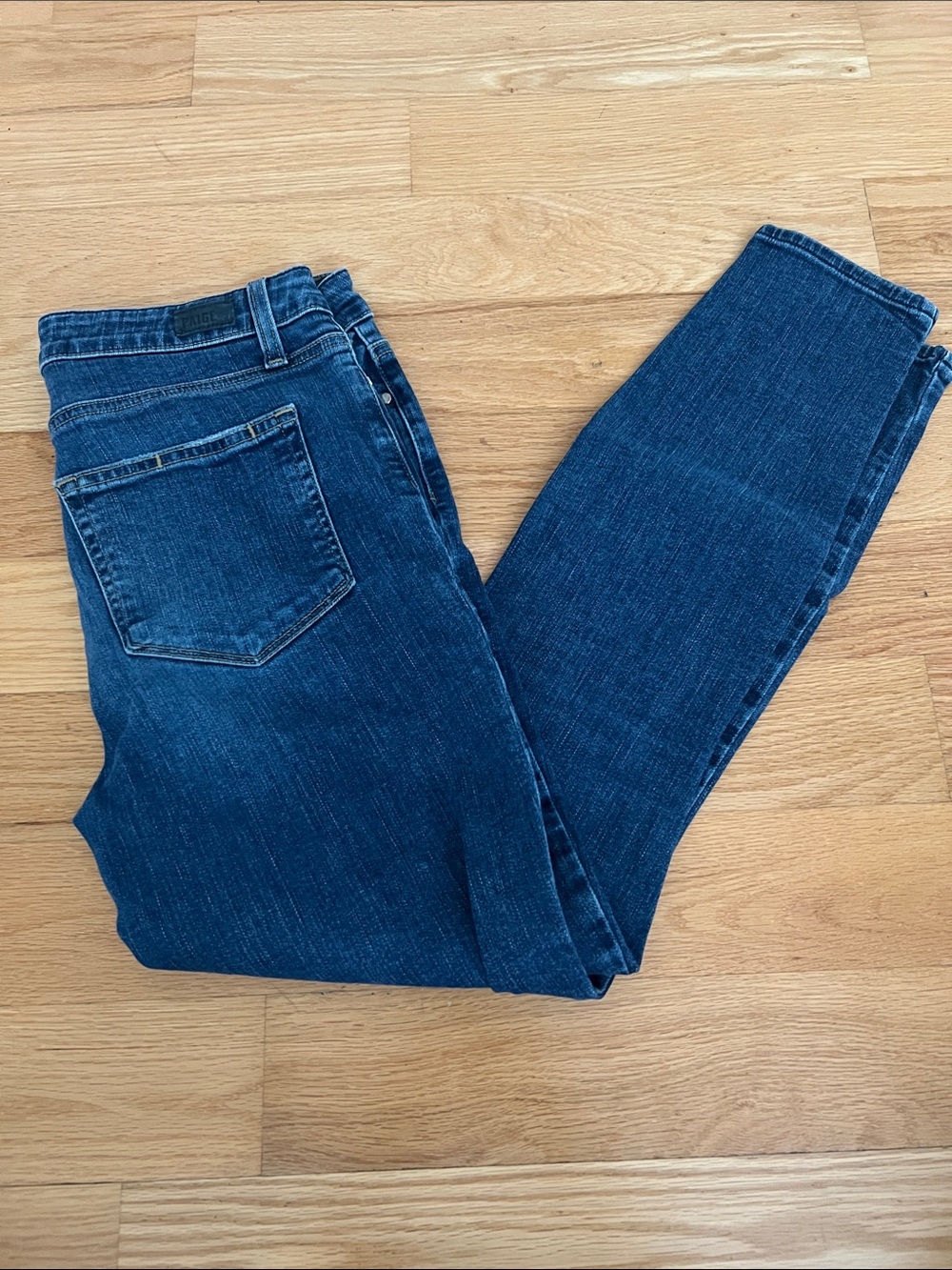 PAIGE Dark Indigo Skinny Jeans
